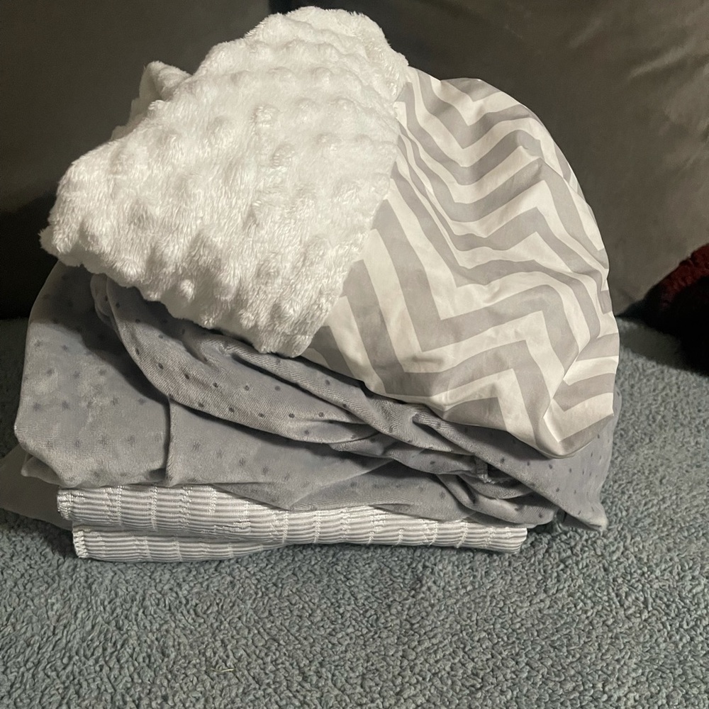 Bundle of 5 Baby Changing Pad Covers